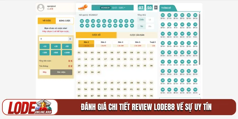 Review Lode88 và những đánh giá khách quan nhất 1 Đánh giá chi tiết review Lode88 về sự uy tín